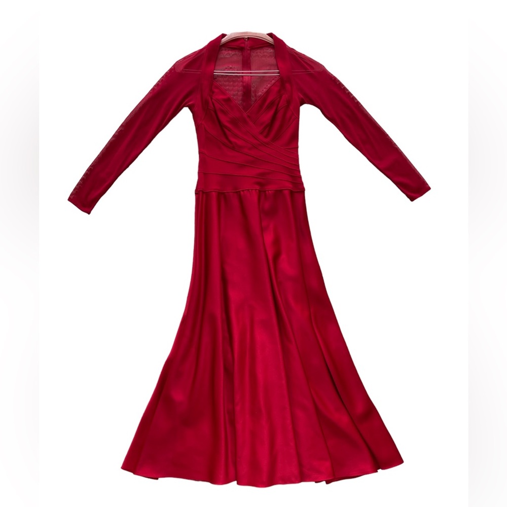 Red gown